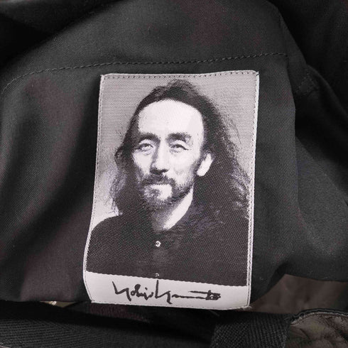 ヨウジヤマモト Yohji Yamamoto シグネチャーロゴカウレザートートバッグ M メンズ ONE SIZE